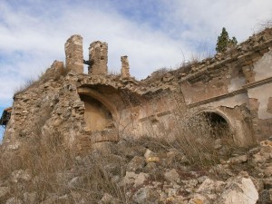 Purroy "viejo". Ruinas de la antigua iglesa parroquial de San Justo y Pastor