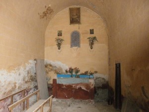Pardinella. Interior de la iglesia parroquial 