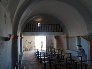Interior ermita de San Quílez