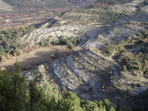 Camino de Pedrui. Formaciones geológicas