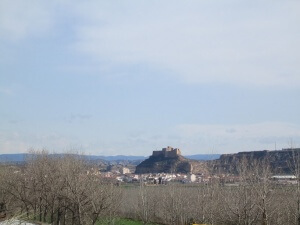 Castillo de Monzón, desde Conchel