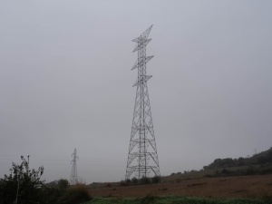 Torres de la línea Aragón - Cazaril 